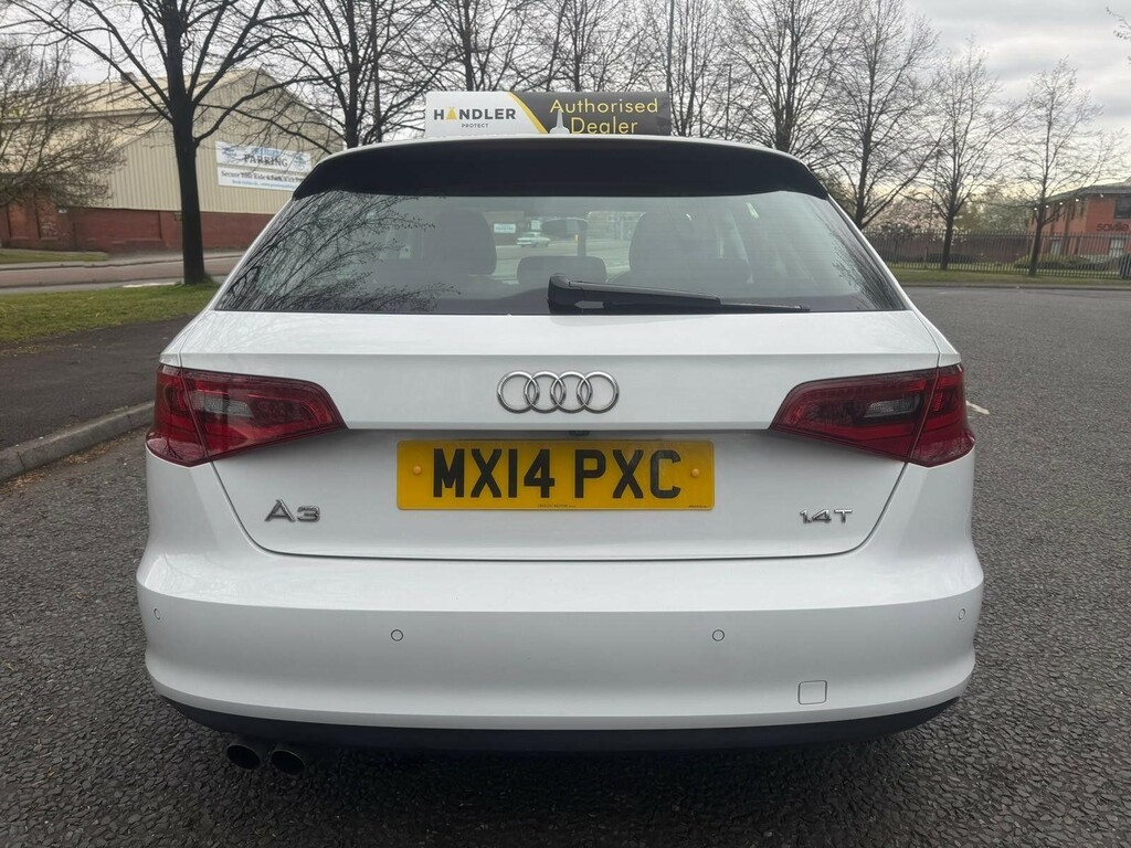 Audi A3 1.4 Tfsi Cod Sport Sportback Stronic5dr MX14PXC White #5