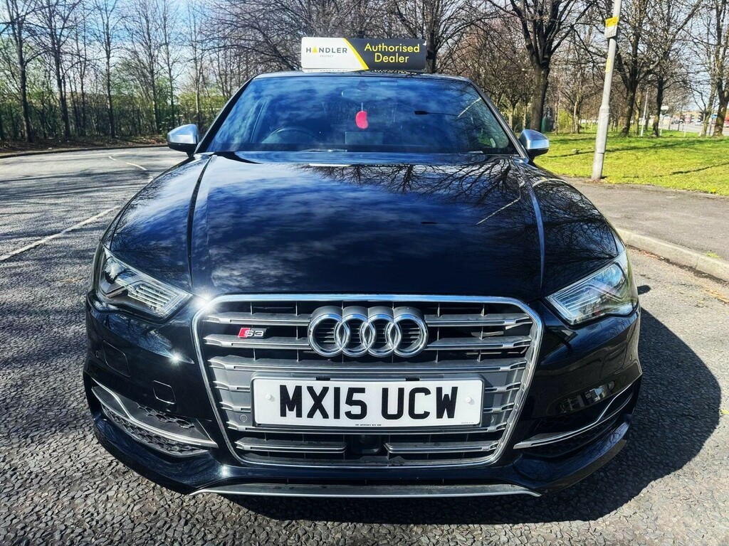 Audi S3 2.0 Tfsi Saloon S Tronic Quattro Euro 6 MX15UCW Black #3