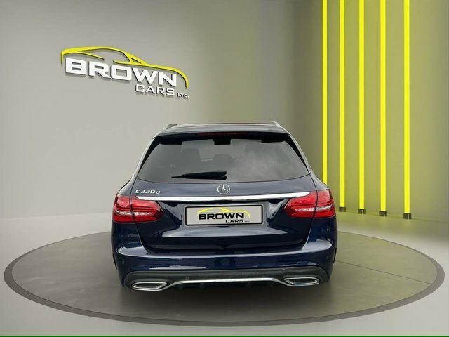 Mercedes-Benz C Class 2.0 C220d Amg Line KT69TLX Blue #6