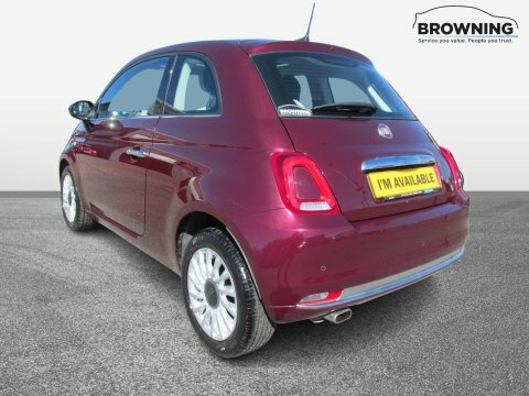 Fiat 500 Lounge Red #6