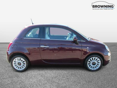 Fiat 500 Lounge Red #4