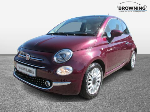 Fiat 500 Lounge Red #3