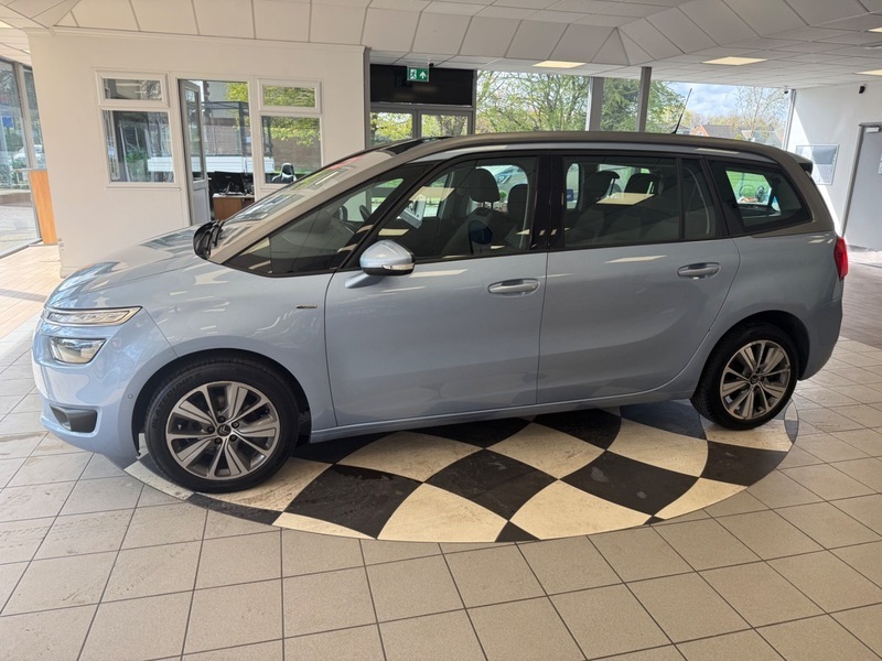 Citroen Grand C4 Picasso Grand Bluehdi Exclusive Sat PK16KXZ Blue #4