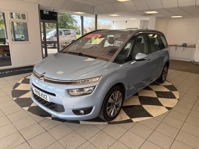 Citroen Grand C4 Picasso Grand Bluehdi Exclusive Sat PK16KXZ Blue #3