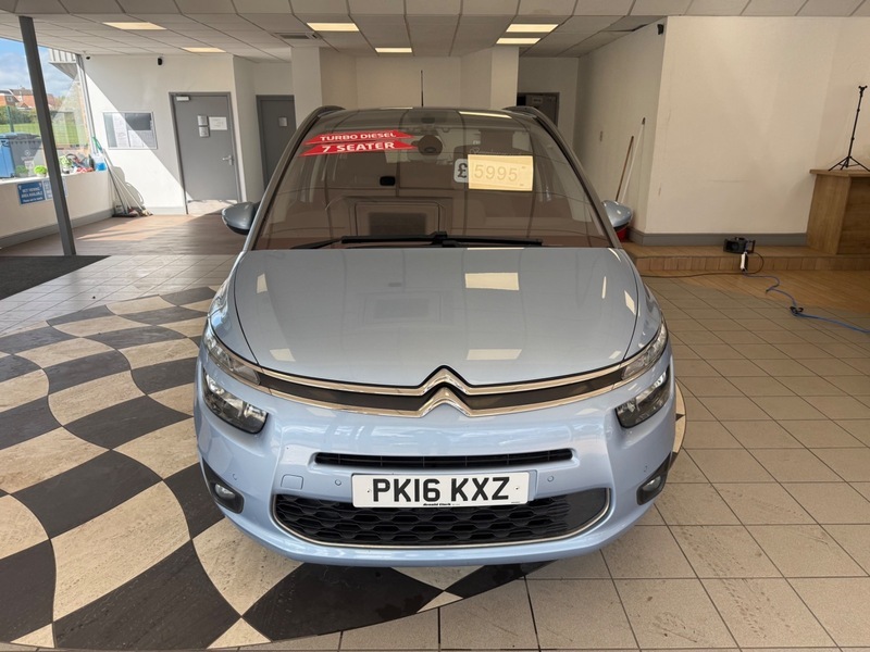 Citroen Grand C4 Picasso Grand Bluehdi Exclusive Sat PK16KXZ Blue #2