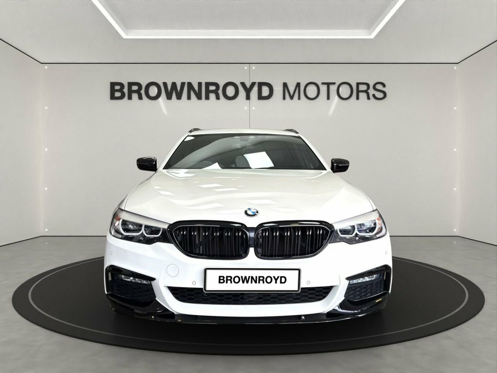 BMW 5 Series 2L M Sport WG18EOX White #4