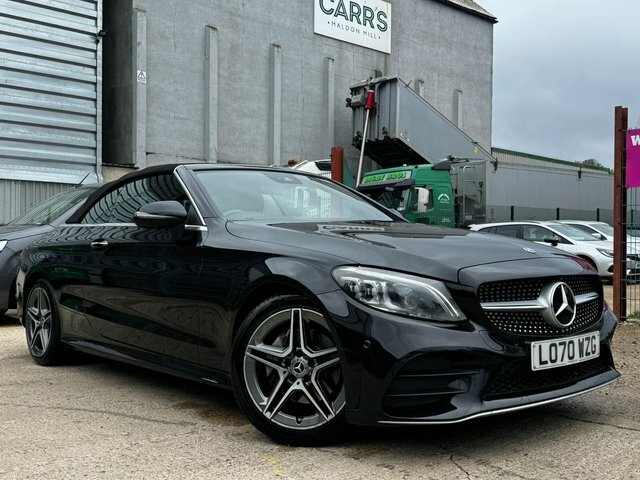 Mercedes-Benz C Class 1.5 C200 Mhev Amg Line Premium Plus Cabriolet G- Black