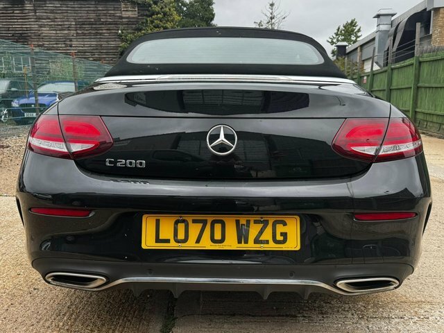 Mercedes-Benz C Class 1.5 C200 Mhev Amg Line Premium Plus Cabriolet G- LO70WZG Black #6