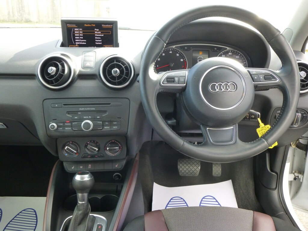 Audi A1 1.4 Tfsi 120 Bhp Sport 7Spd S-tronic 35 R SR13EXM White #6