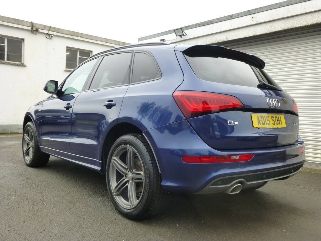 Audi Q5 2.0 Tdi 190 Bhp Quattro S Line Plus 7 Spd S-tronic AD15SOH Blue #4