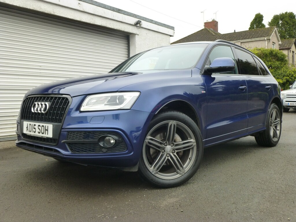 Audi Q5 2.0 Tdi 190 Bhp Quattro S Line Plus 7 Spd S-tronic Blue
