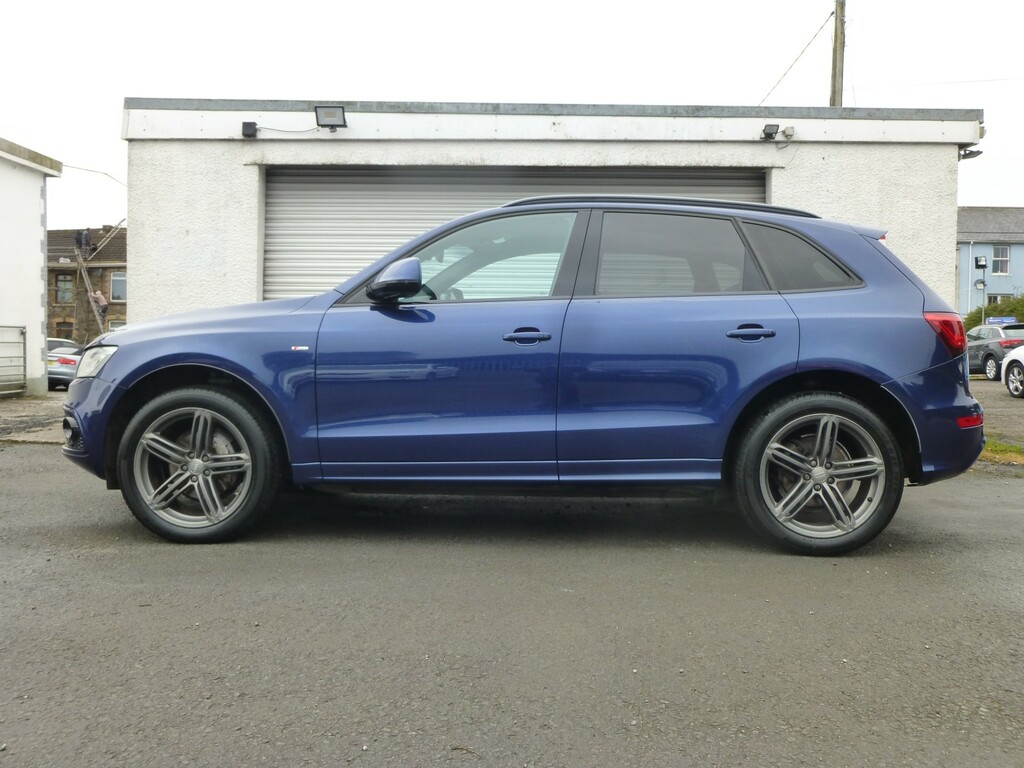 Audi Q5 2.0 Tdi 190 Bhp Quattro S Line Plus 7 Spd S-tronic AD15SOH Blue #3