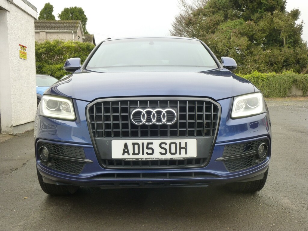 Audi Q5 2.0 Tdi 190 Bhp Quattro S Line Plus 7 Spd S-tronic AD15SOH Blue #2