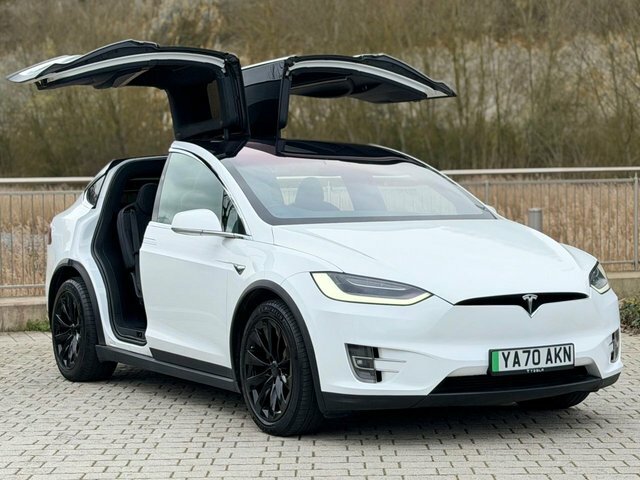 Tesla Model X Motor Long Range Plus White