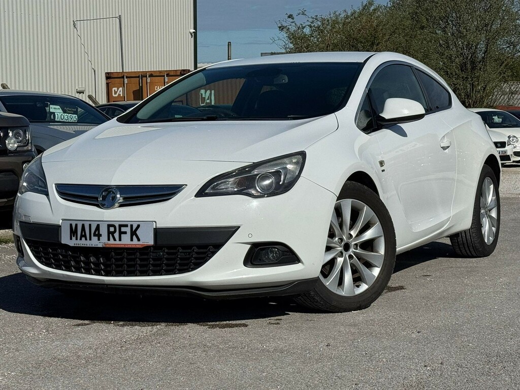 Vauxhall Astra GTC 1.4T Sri Euro 5 Ss MA14RFK White #3