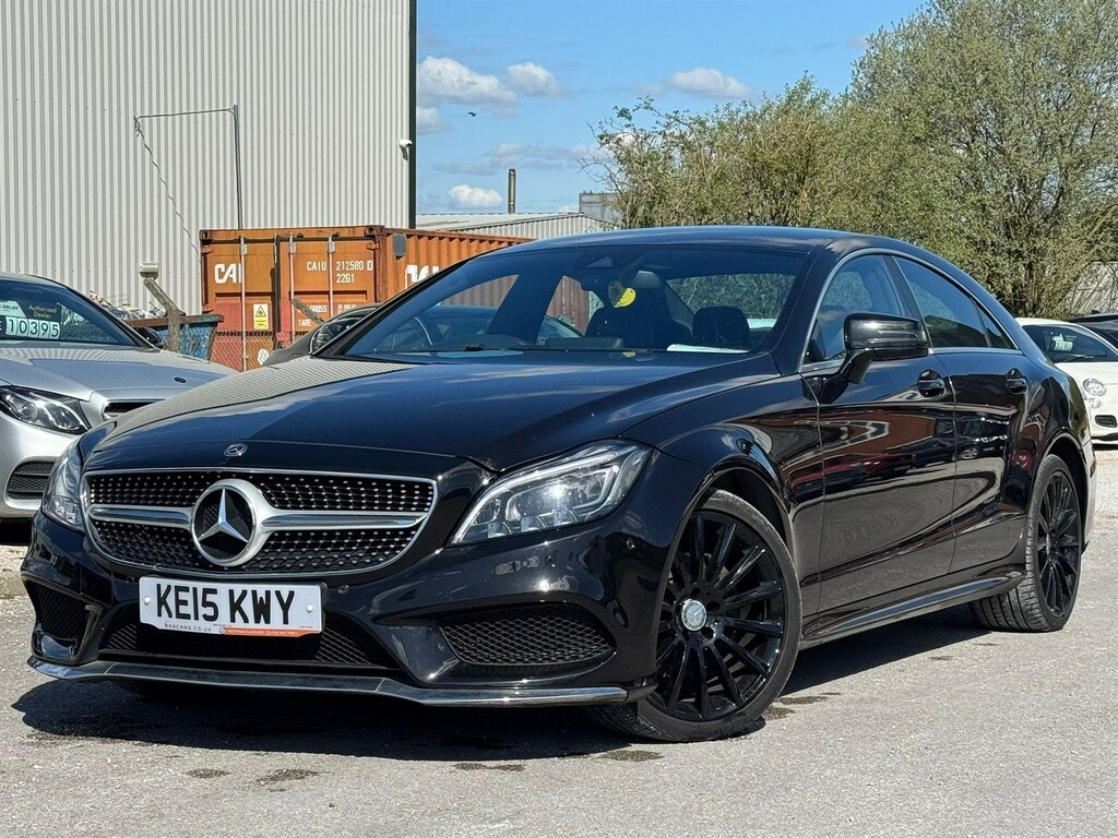 Mercedes-Benz CLS 2.1 Cls220 Bluetec Amg Line Coupe G-tronic Euro 6 KE15KWY Black #3