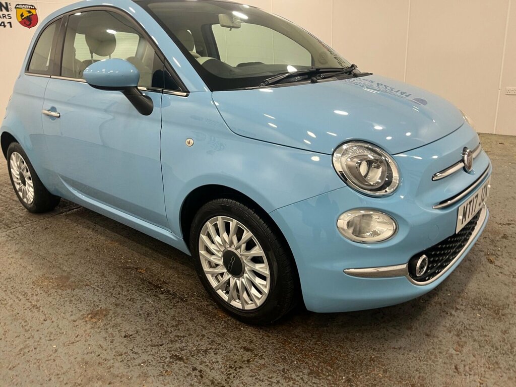 Fiat 500 1.2 Lounge Euro 6 Ss MT17JZK Blue #2