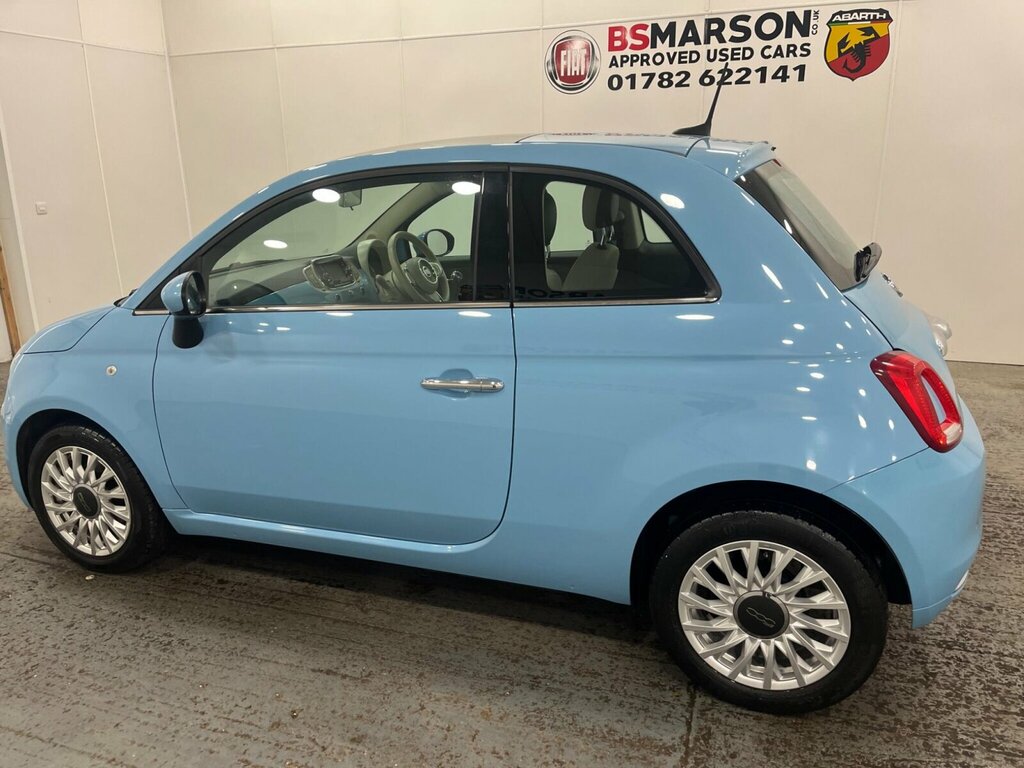Fiat 500 1.2 Lounge Euro 6 Ss MT17JZK Blue #5