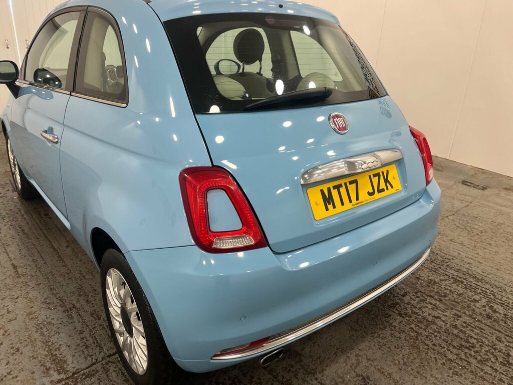 Fiat 500 1.2 Lounge Euro 6 Ss MT17JZK Blue #4