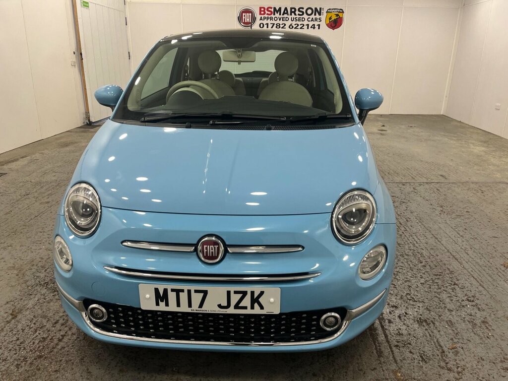 Fiat 500 1.2 Lounge Euro 6 Ss MT17JZK Blue #3