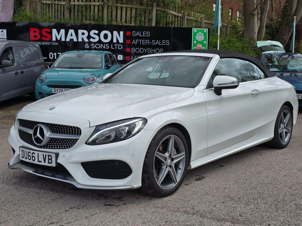 Mercedes-Benz C Class 2.0 C200 Amg Line Cabriolet G-tronic Euro 6 Ss DU66LVB #3