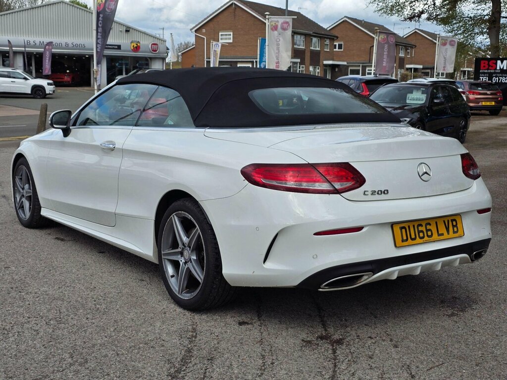 Mercedes-Benz C Class 2.0 C200 Amg Line Cabriolet G-tronic Euro 6 Ss DU66LVB #4