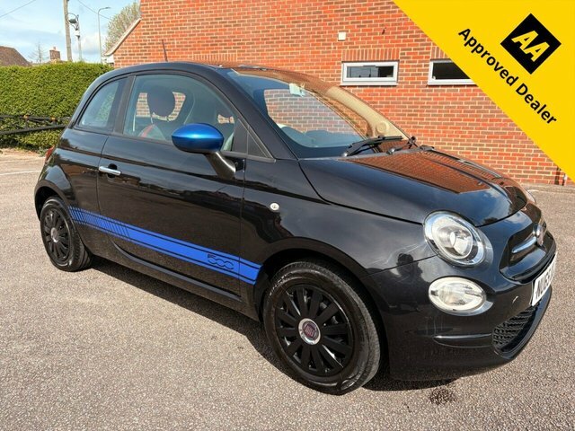 Fiat 500 2015 1.2 Pop Hatchback Euro 6 S Black