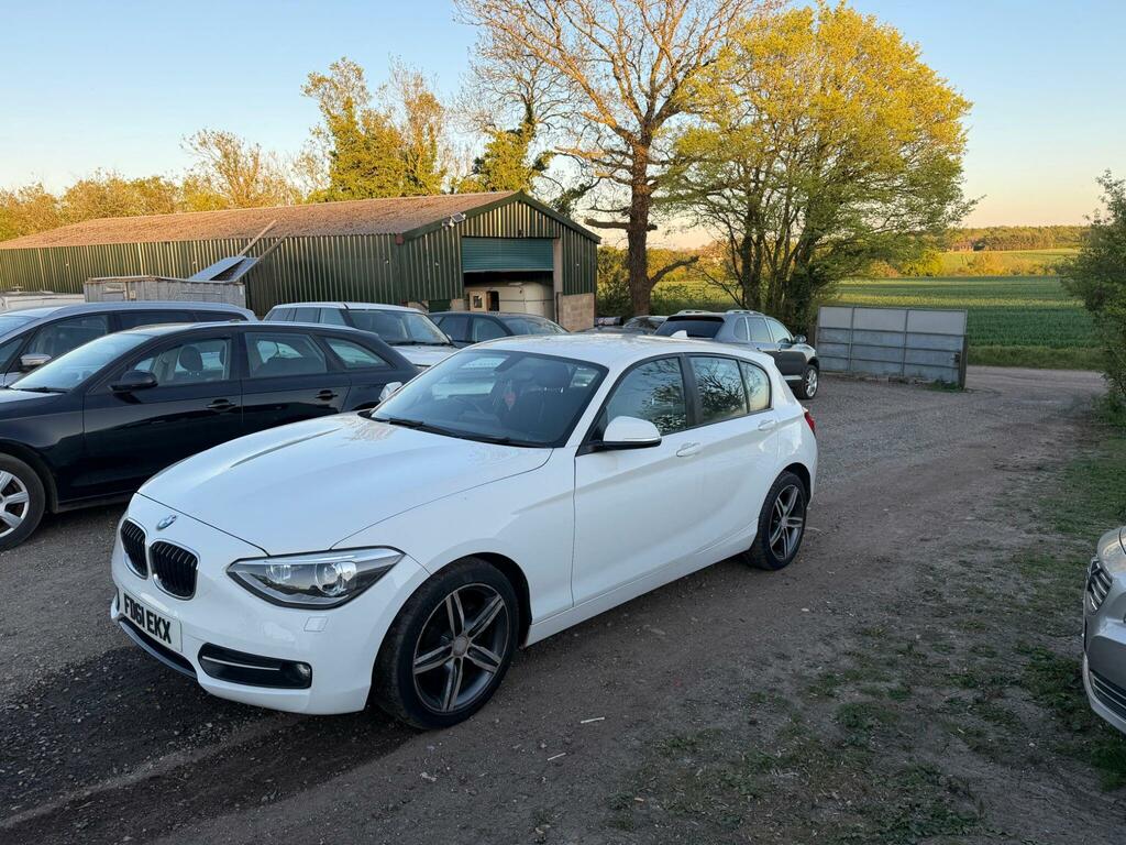 BMW 1 Series 1.6 116I Sport Euro 5 Ss FD61EKX White #3