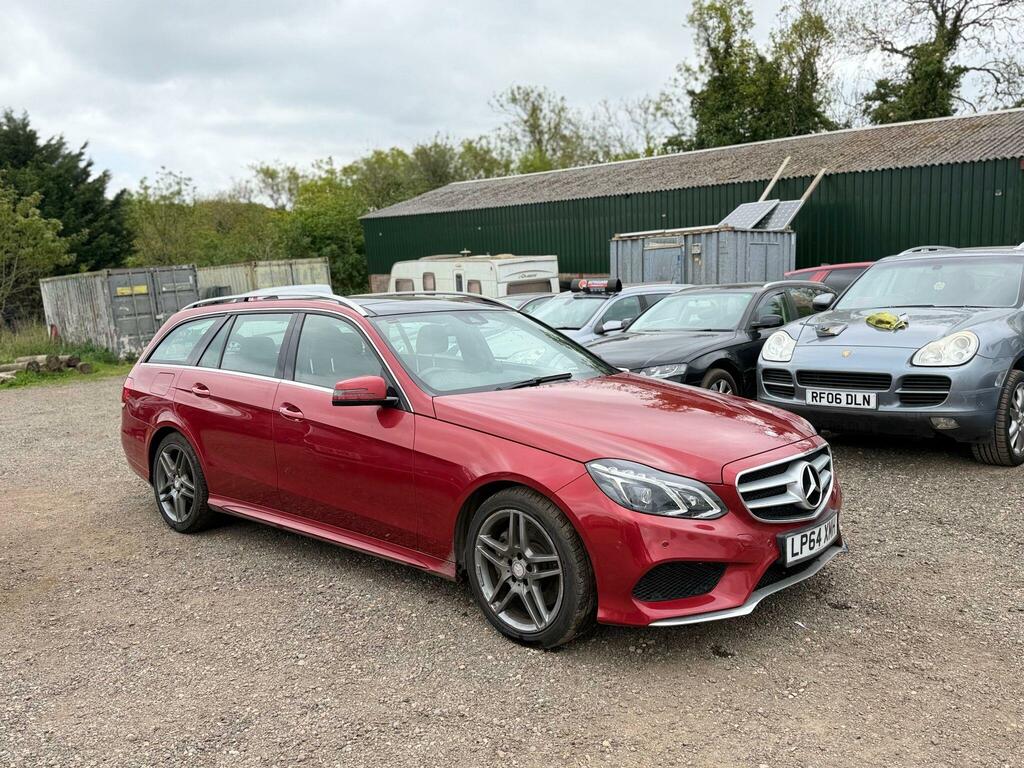 Mercedes-Benz E Class 3.0 E350 V6 Bluetec Amg Line G-tronic Euro 6 Ss Red