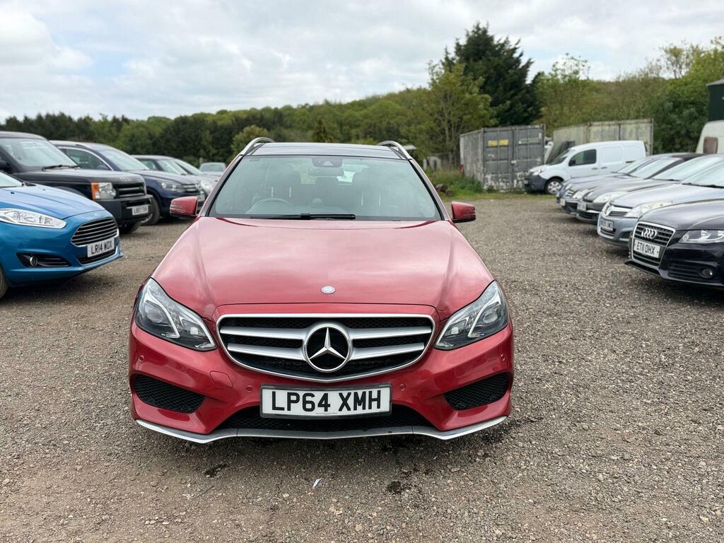 Mercedes-Benz E Class 3.0 E350 V6 Bluetec Amg Line G-tronic Euro 6 Ss LP64XMH Red #2
