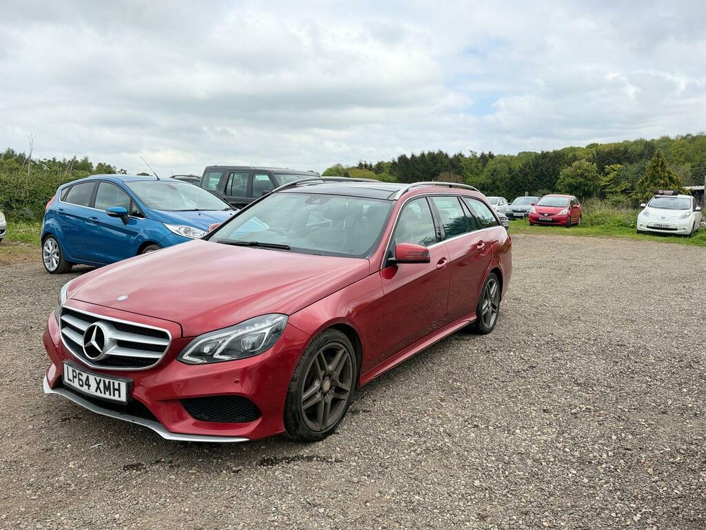 Mercedes-Benz E Class 3.0 E350 V6 Bluetec Amg Line G-tronic Euro 6 Ss LP64XMH Red #3