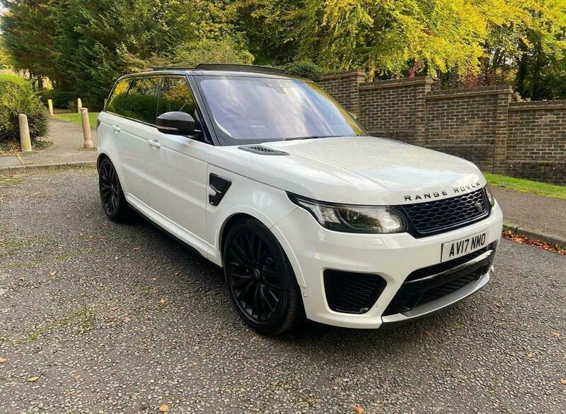 Land Rover Range Rover Sport 5.0 V8 Svr AV17NMO White #3