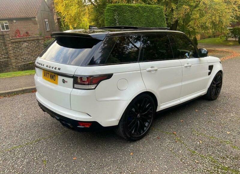 Land Rover Range Rover Sport 5.0 V8 Svr AV17NMO White #6