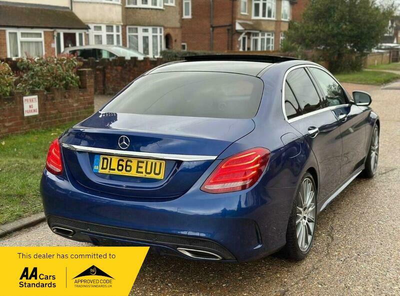 Mercedes-Benz C Class 2.1 C220d Amg Line DL66EUU Blue #5