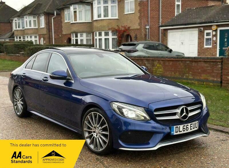 Mercedes-Benz C Class 2.1 C220d Amg Line DL66EUU Blue #4