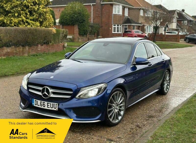 Mercedes-Benz C Class 2.1 C220d Amg Line DL66EUU Blue #2