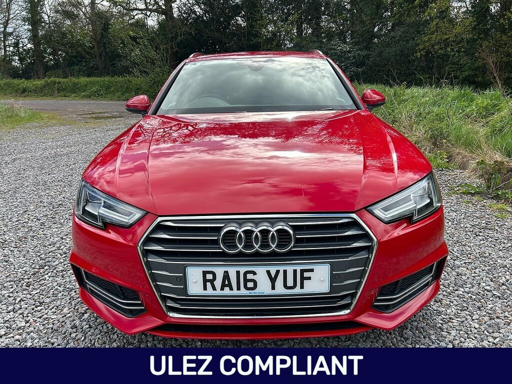 Audi A4 Avant Tfsi S Line Red