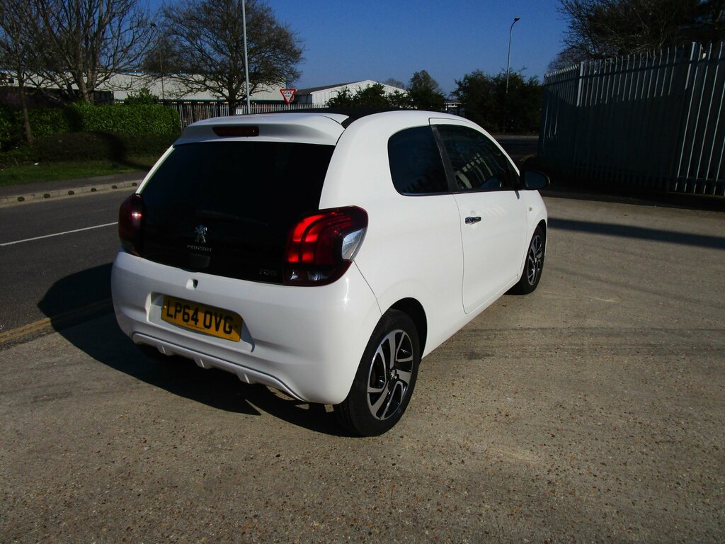 Peugeot 108 1.2 Vti Puretech Allure Top Euro LP64OVG White #4
