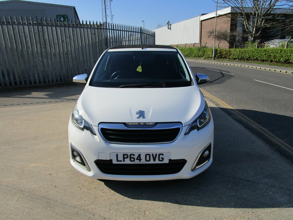 Peugeot 108 1.2 Vti Puretech Allure Top Euro LP64OVG White #5