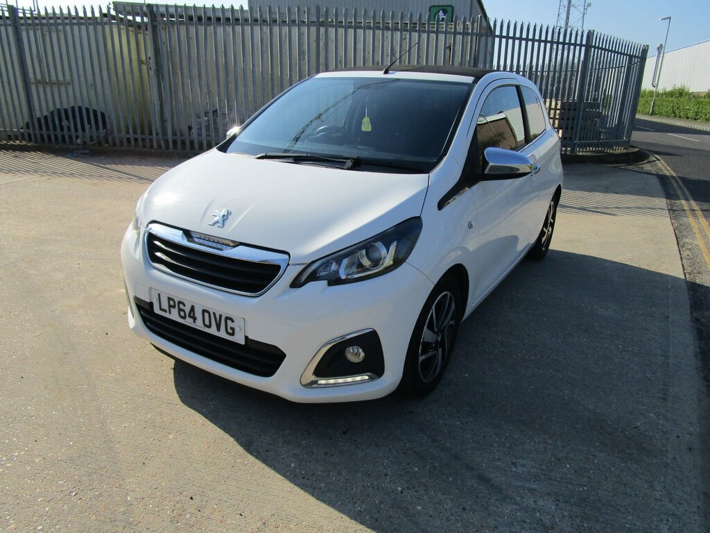 Peugeot 108 1.2 Vti Puretech Allure Top Euro LP64OVG White #3
