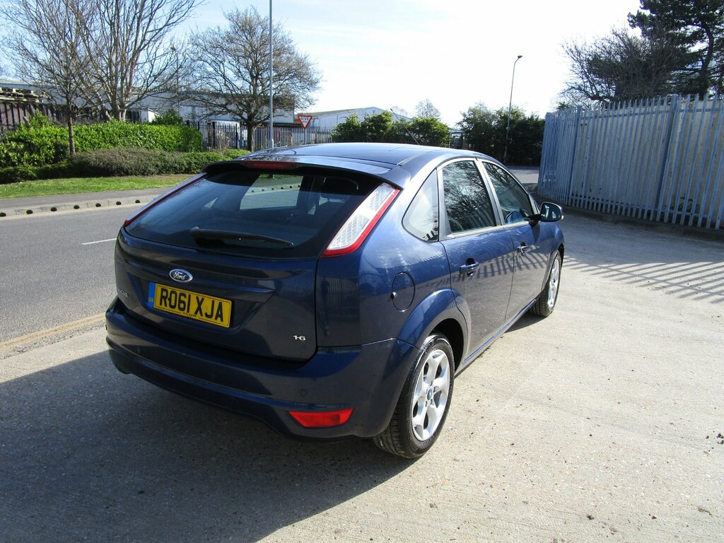 Ford Focus 1.6 Sport Hatchback 159 Gkm, 9 RO61XJA Blue #4