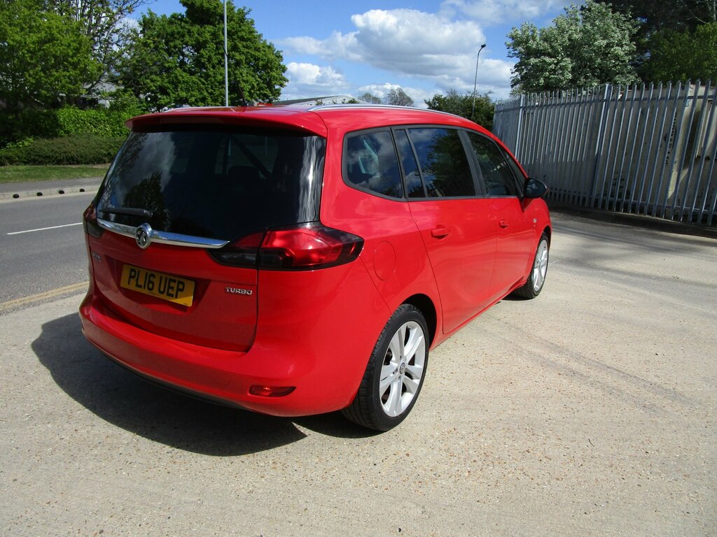 Vauxhall Zafira Tourer 1.4I Turbo Sri Mpv Euro 6 140 P PL16UEP Red #4