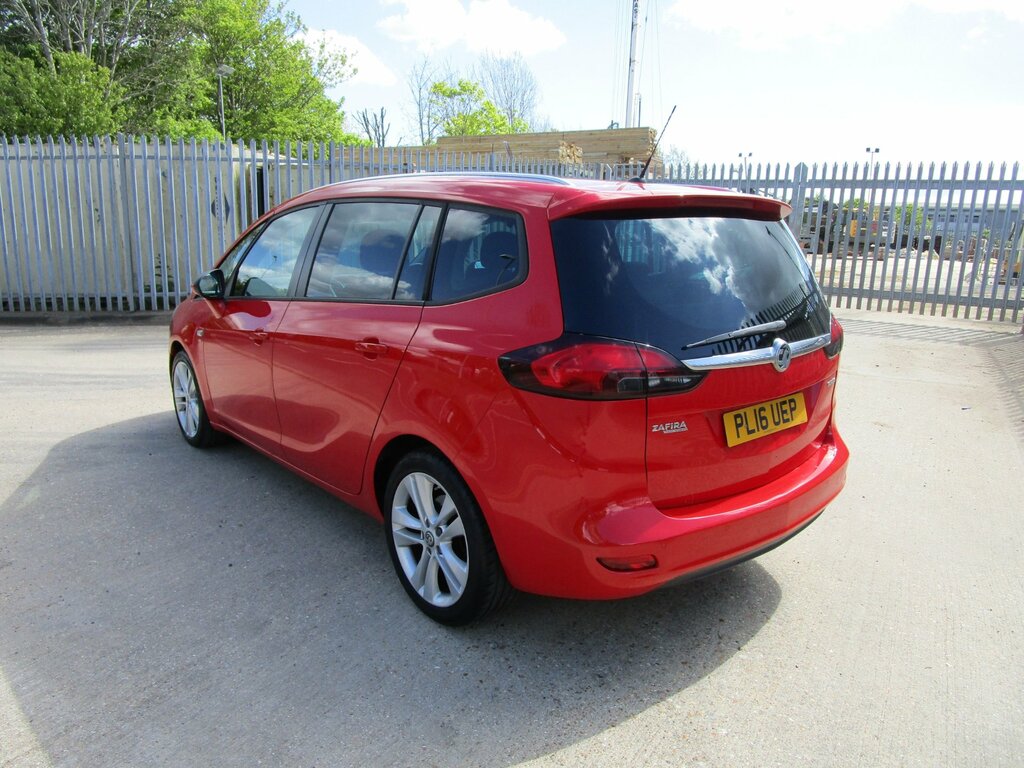 Vauxhall Zafira Tourer 1.4I Turbo Sri Mpv Euro 6 140 P PL16UEP Red #2