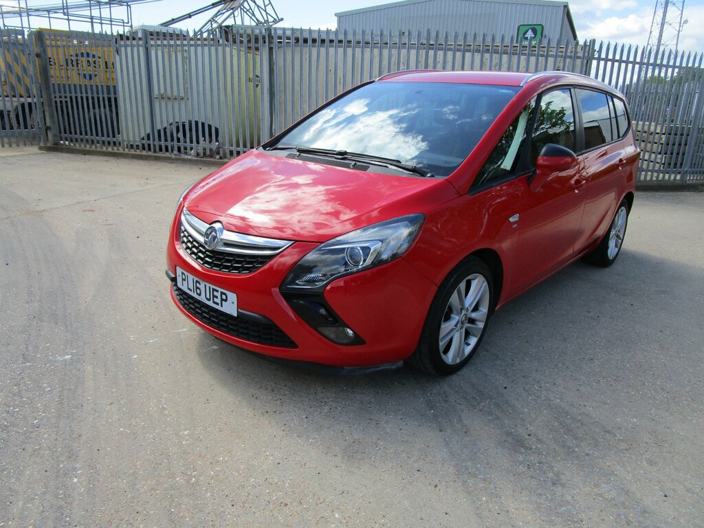 Vauxhall Zafira Tourer 1.4I Turbo Sri Mpv Euro 6 140 P PL16UEP Red #3