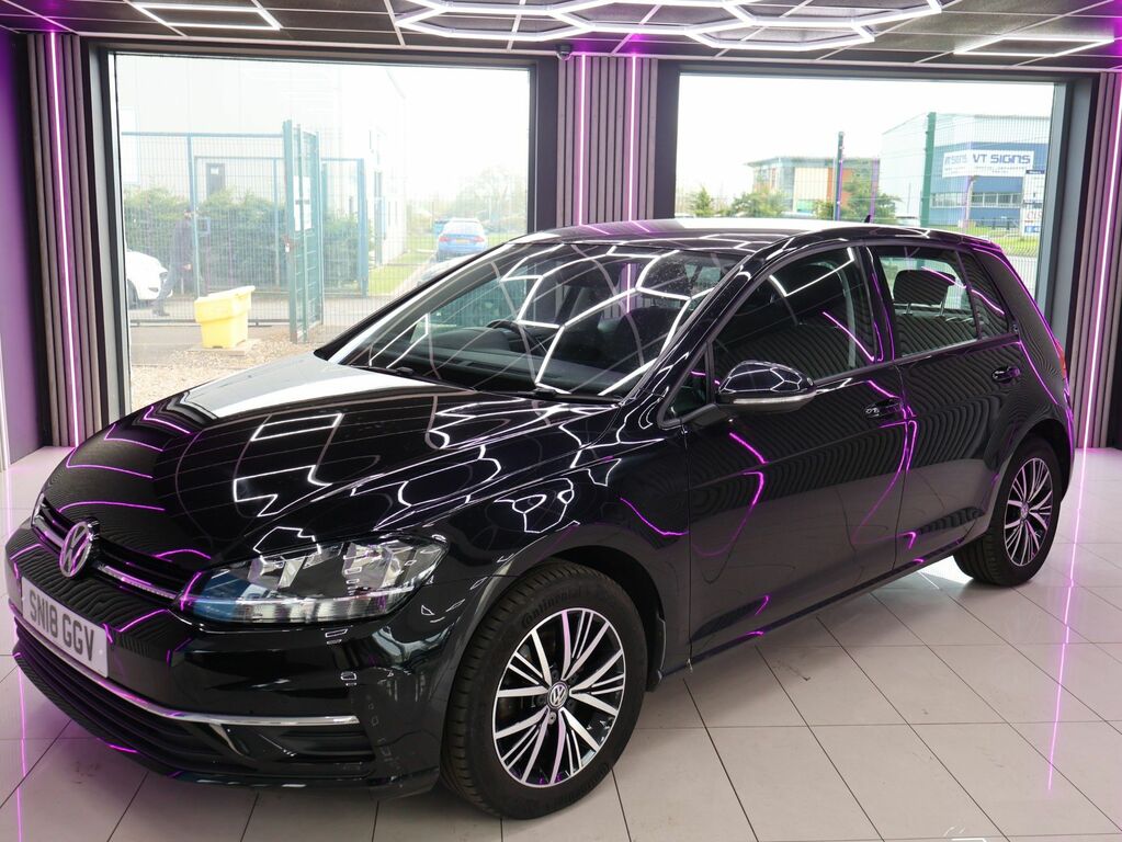 Volkswagen Golf 2018 1.4 Tsi Se Hatchback Euro 6 SN18GGV Black #2