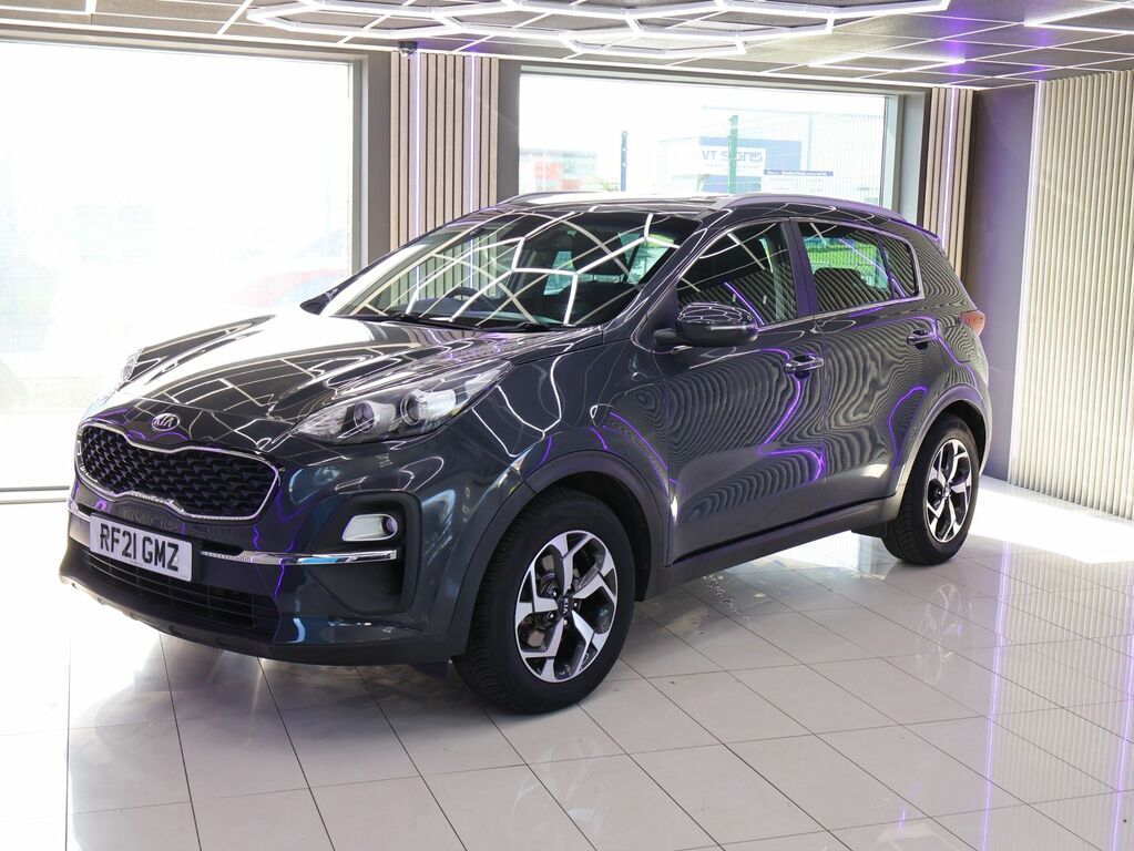 Kia Sportage 2021 1.6 Crdi Mhev 2 Suv Hybrid RF21GMZ Grey #2