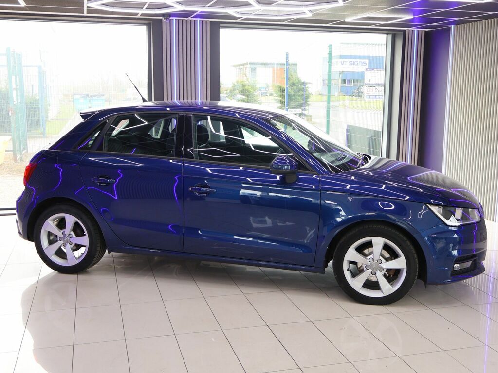 Audi A1 2017 1.0 Tfsi Sport Sportback Eu NU67YSH Blue #2
