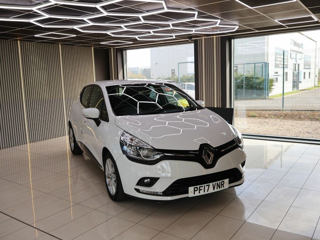 Renault Clio 2017 0.9 Tce Dynamique Nav Hatchback Ma PF17VNR White #2
