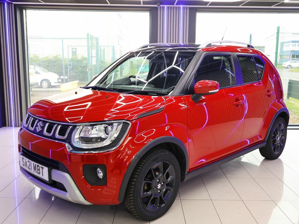 Suzuki Ignis 2021 1.2 Dualjet Mhev Sz5 Hatchback Hyb SA21MBT Red #2