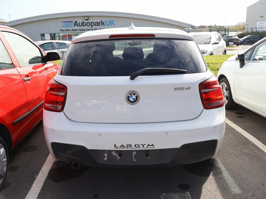 BMW 1 Series 2014 2.0 118D M Sport Hatchback GC03OTO White #6